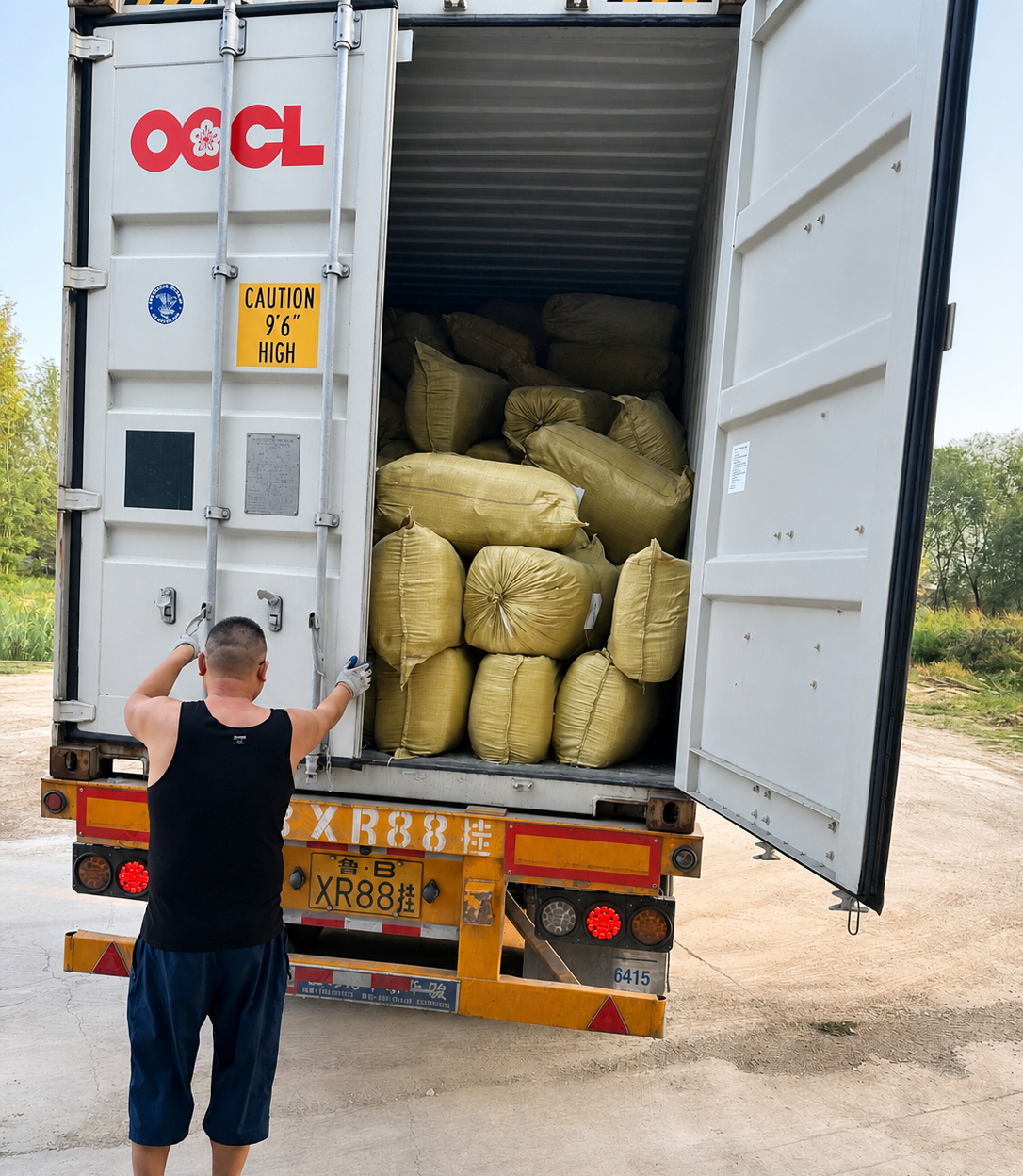 Bulk absorbent cotton products ready for export